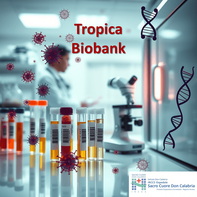 Tropica Biobank is a repository of clinical samples collected from infectious and tropical diseases patients at the Department of Infectious, Tropical Diseases and Microbiology of the IRCCS Sacro Cuore Don Calabria Hospital